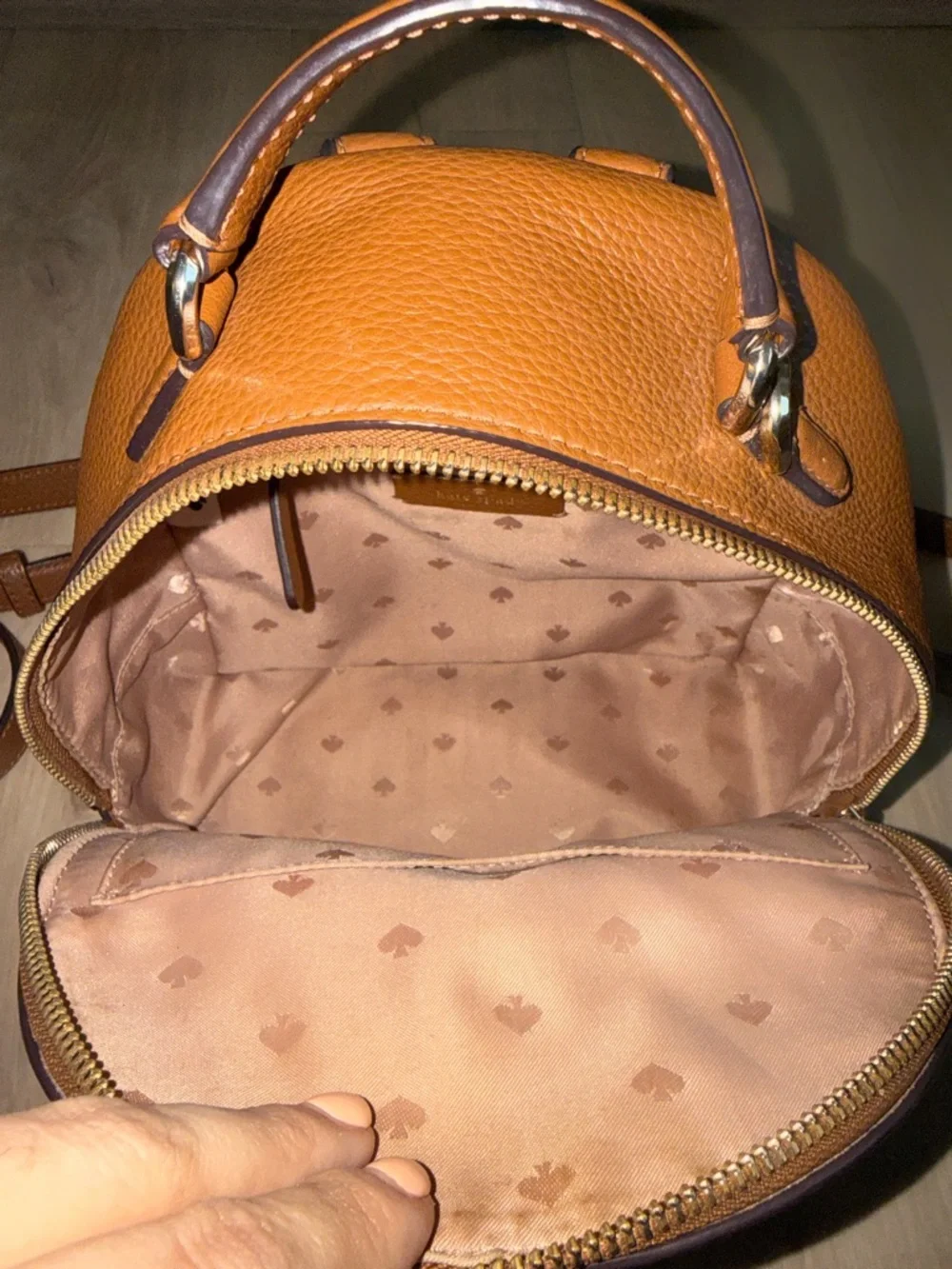 Kate Spade Jackson Medium Backpack Warm Gingerbread